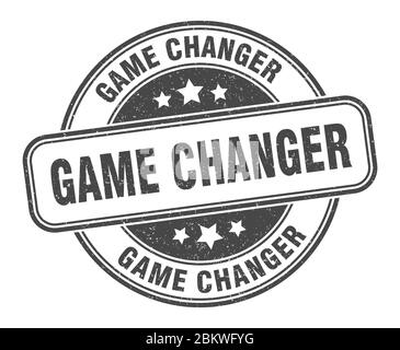 game changer stamp. game changer round grunge sign. label Stock Vector