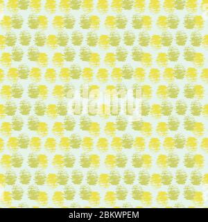 lemon yellow and lime green dots seamless vector pattern Stock Vector