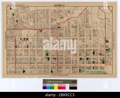 Illustrated atlas of the city of Richmond, Va. Stock Photo