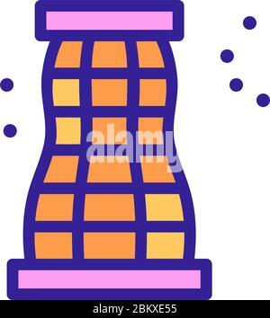 mosquito net icon vector outline illustration Stock Vector