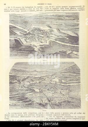 Image taken from page 46 of 'Album della guerra del 1866' (11088371116). Stock Photo