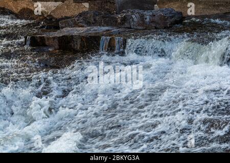 Bala Falls Muskoka County Ontario Canada Stock Photo