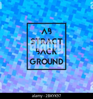 Background with geometry texture. Vector illustration. Gradient blue. Stock Vector
