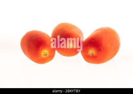 Two Onions orange isolated on white background Stock Photo
