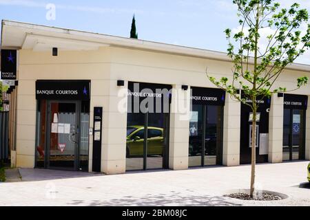 Bordeaux , Aquitaine / France - 05 05 2020 : Banque Courtois Logo sign building street office French bank sign store Stock Photo