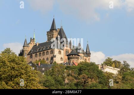 Schloss Wernigerode, Harz, Sachsen-Anhalt, Deutschland