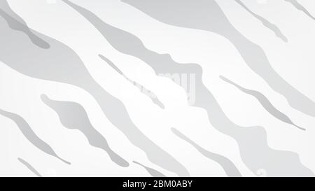 Abstract white and gray gradient background. Shapes design background. Stock Vector