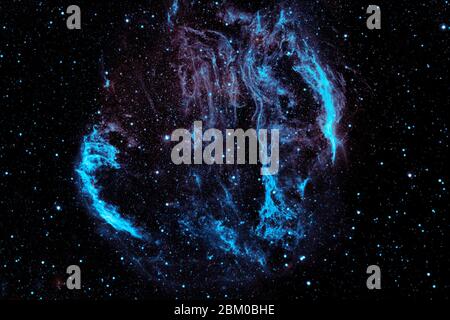 Cluster of stars in deep space. Milky way galaxy. Elements of this image furnished by NASA. Stock Photo