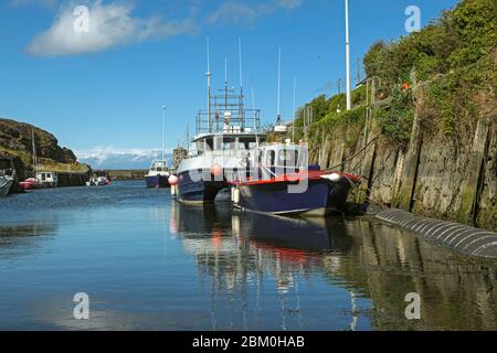 Amlwch Port. During C-10 Lock down. Stock Photo