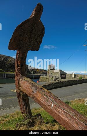 Amlwch Port. During C-10 Lock down. Stock Photo