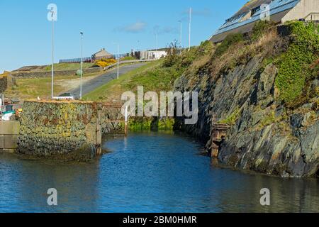 Amlwch Port. During C-10 Lock down. Stock Photo