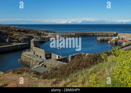 Amlwch Port. During C-10 Lock down. Stock Photo