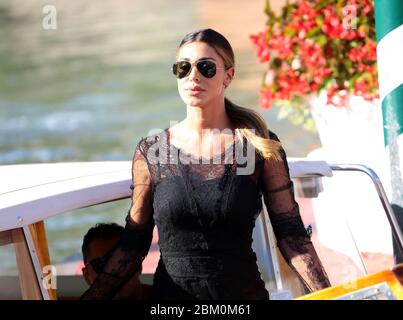 Venice, Italy. 01 September, 2016. Belen Rodriguez arrive at Lido during the 73nd Venice Film Festival 2016 Stock Photo