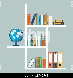 Education concept vector illustration in flat design. Stock Vector