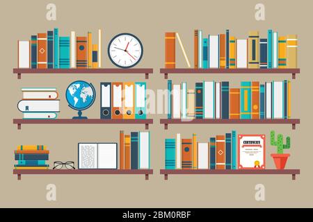 Education concept vector illustration in flat design. Stock Vector