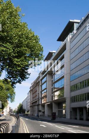 Portland Stone Elevation Windows Frontage Facade 40 Portman Square, Marylebone, London W1H 6DA by Squire & Partners John Carter Stock Photo