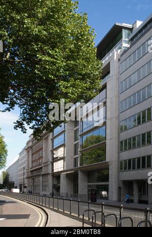 Portland Stone Elevation Windows Frontage Facade 40 Portman Square, Marylebone, London W1H 6DA by Squire & Partners John Carter Stock Photo