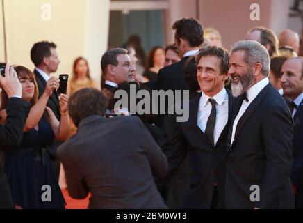 Venice, Italy. 04th September, 2016. Hugo Weaving, Mel Gibson attends the photocall of the movie 'Hacksaw Ridge' Stock Photo