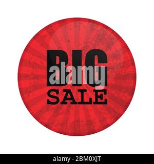 Sale button pin vector illustration isolated on white background Stock Vector