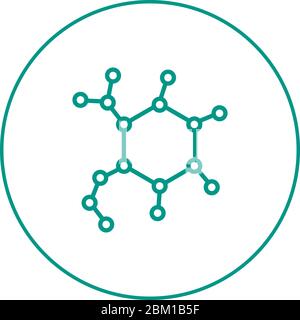 Beautigul science vector line icon Stock Vector