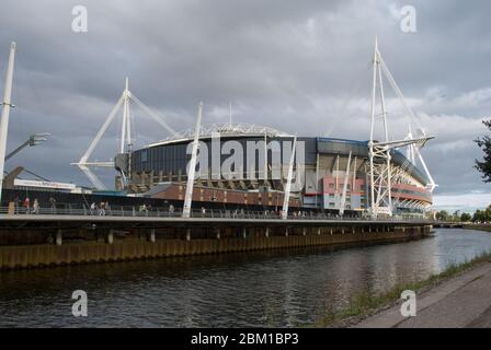 Millennium Stadium Principality Stadium, Westgate Street, Cardiff, Wales CF10 1JA by Bligh Lobb Sports Architecture HOK 2000s Stock Photo