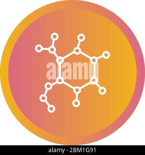 Beautigul science vector line icon Stock Vector