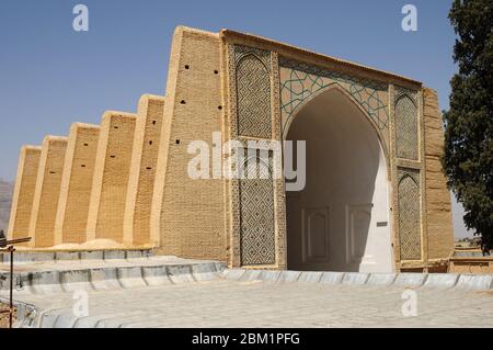 Neyriz Friday Mosque was built in the 10th century during the Buyid period. Later, a minaret was built during the Seljuk period. Stock Photo