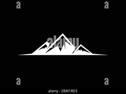 Mountain Logo design template, Mountain Logo sign symbol Stock Vector