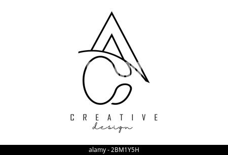 Wired Monogram Logo Vector Icon Sign illustration in white background ...