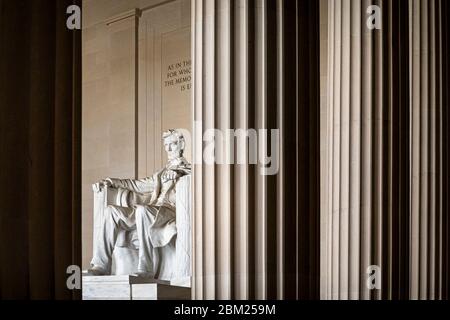 The Lincoln Memorial in Washington, DC, USA. Stock Photo