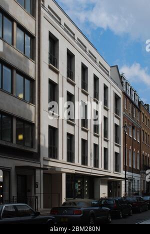 Facade Portland Stone Cladding Architecture 5 Savile Row, London, W1S 3PD by Squire & Partners Stock Photo