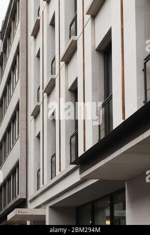 Facade Portland Stone Cladding Architecture 5 Savile Row, London, W1S 3PD by Squire & Partners Stock Photo