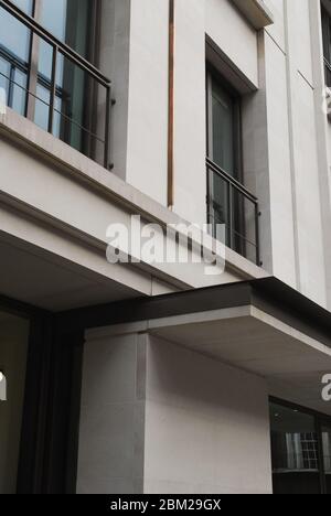 Facade Portland Stone Cladding Architecture 5 Savile Row, London, W1S 3PD by Squire & Partners Stock Photo