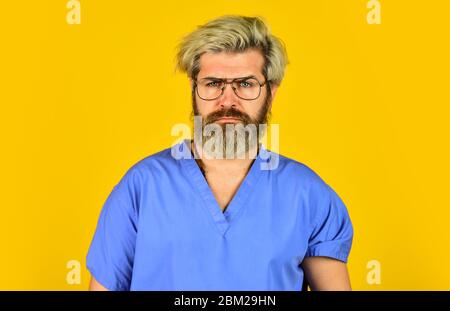 skilled and successful doctor in medical uniform. work at hospital. best quality for you. medicine is my passion. healthcare professionals. Healthcare and Medical concept. Stock Photo
