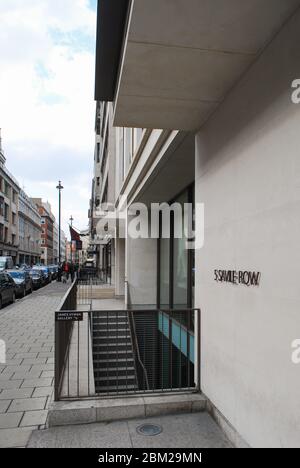 Facade Portland Stone Cladding Architecture 5 Savile Row, London, W1S 3PD by Squire & Partners Stock Photo