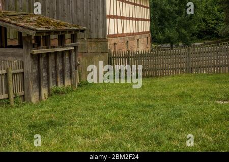 half timbered house countrysice germany Stock Photo