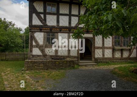 half timbered house countrysice germany Stock Photo