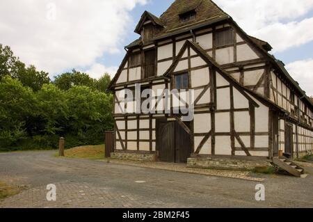 half timbered house countrysice germany Stock Photo