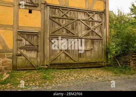 half timbered house countrysice germany Stock Photo