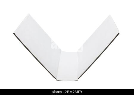 File Folder on White Background Stock Photo