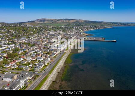 Aerial view of Helensburgh, Argyll and Bute, Scotland, UK Stock Photo