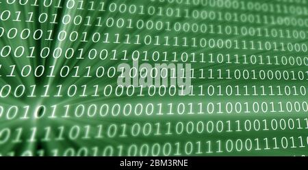 Colorful Digital Data Digits And Streaming Source Code Background With ...