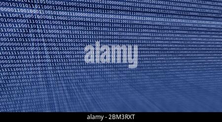 Colorful Digital Data Digits And Streaming Source Code Background With ...