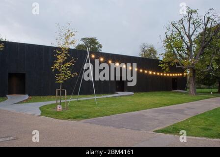 Summer Pavilion Serpentine Galleries Serpentine Pavilion 2011, Kensington Gardens, London, W2 3XA by Peter Zumthor Stock Photo