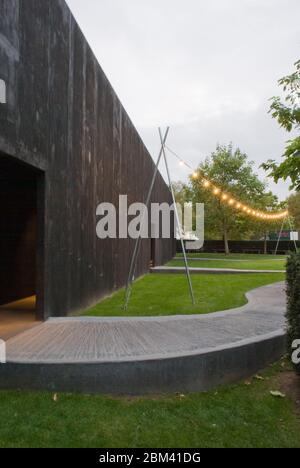 Summer Pavilion Serpentine Galleries Serpentine Pavilion 2011, Kensington Gardens, London, W2 3XA by Peter Zumthor Stock Photo