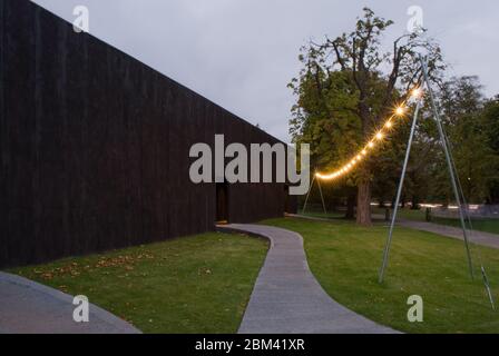 Summer Pavilion Serpentine Galleries Serpentine Pavilion 2011, Kensington Gardens, London, W2 3XA by Peter Zumthor Stock Photo