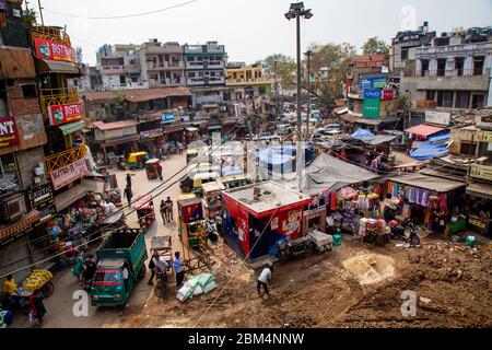 Delhi, India, March 2, 2020: New Delhi square Stock Photo