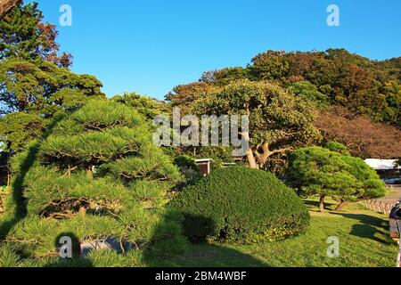 Sankeien Gardens in Yokohama, Japan Stock Photo