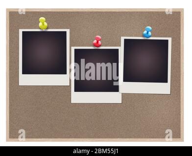 Polaroid photo frames set Stock Photo
