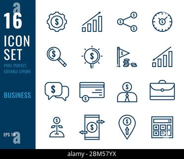 bundle of commercial set icons Stock Vector Image & Art - Alamy